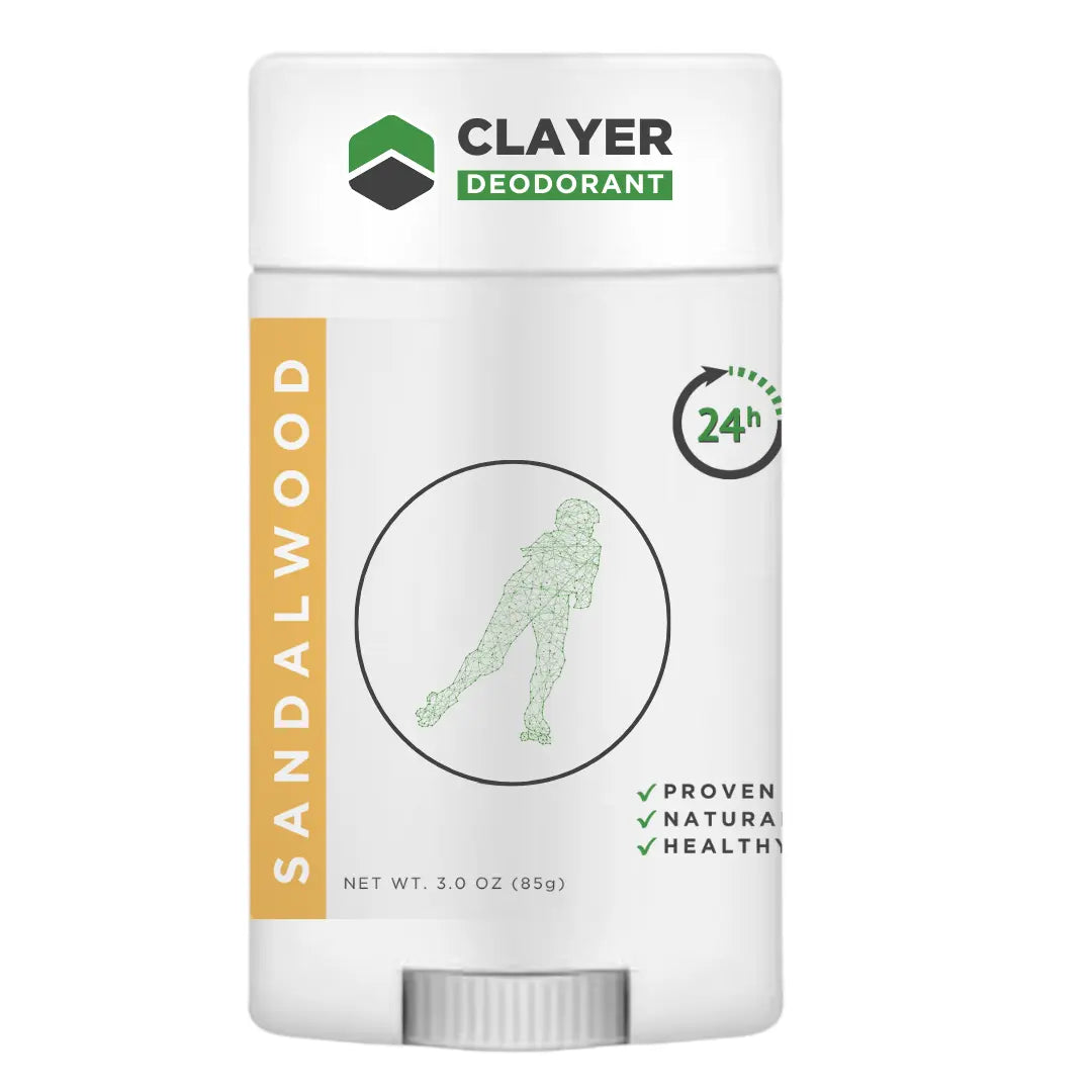 Natural Deodorant - Roller Skaters - 3.35 OZ - NEW FORMULA - CLAYER