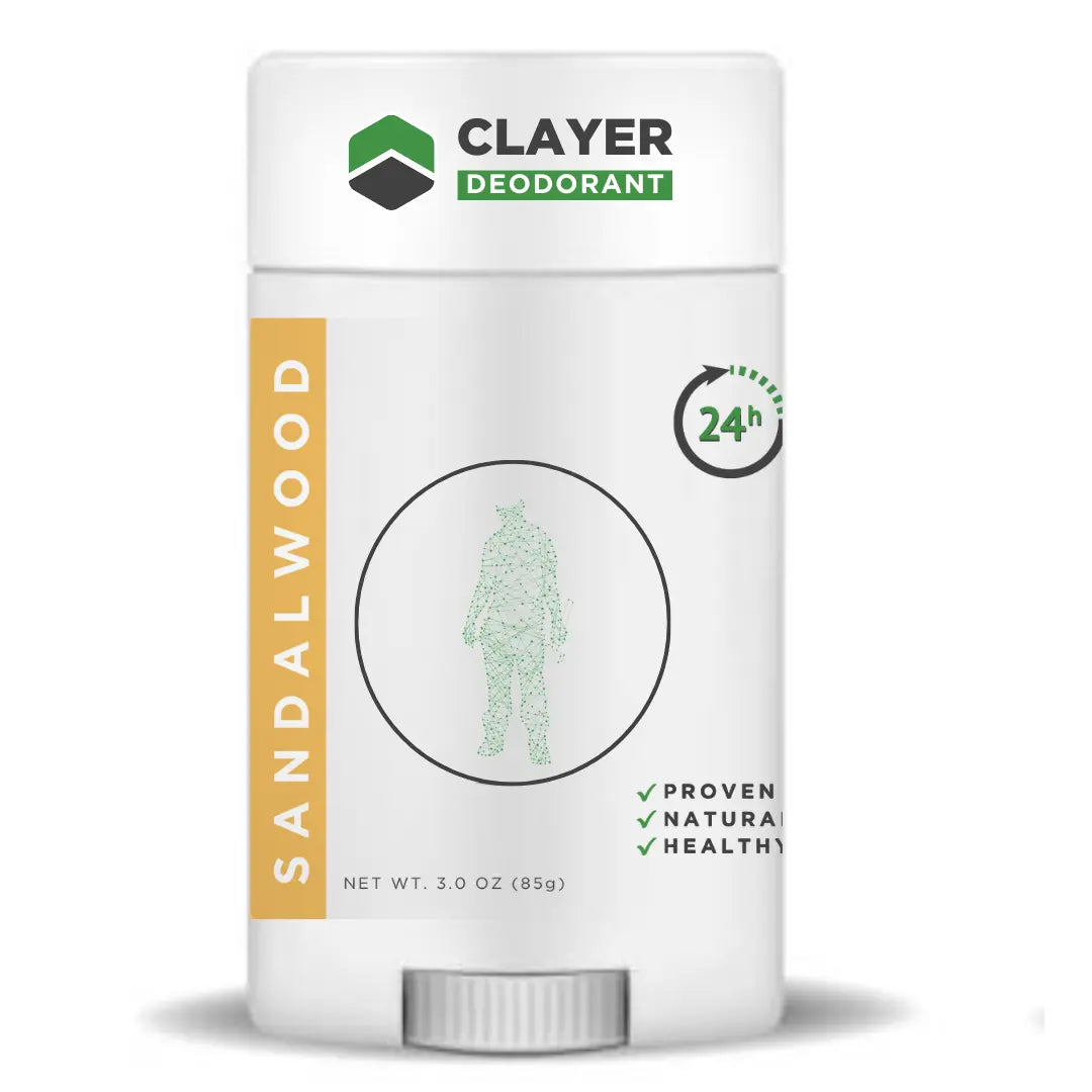 Natural Deodorant - Workers - 3.35 OZ - NEW FORMULA - CLAYER
