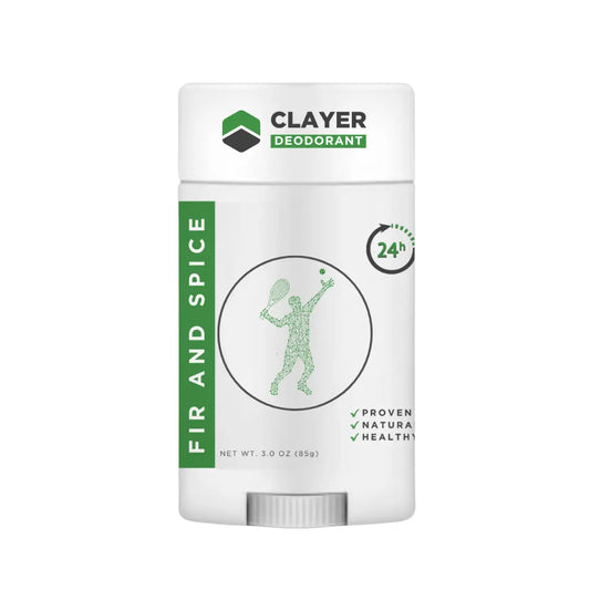 Best Natural Deodorant Tennis - 3.35 OZ - NEW FORMULA - CLAYER