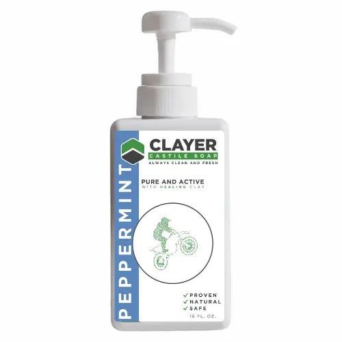 Organic Castile Soap - Motocross - FMX - 16 fl oz. - CLAYER