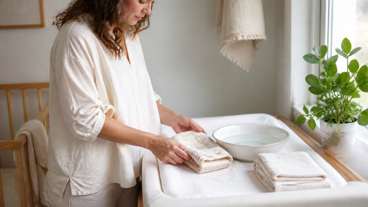 green clay : best natural baby powder for sensitive skin in a calm diaper-care routine