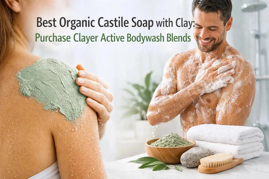 Best Organic Castile Soap with Clay: Clayer Active Bodywash Blends - CLAYER