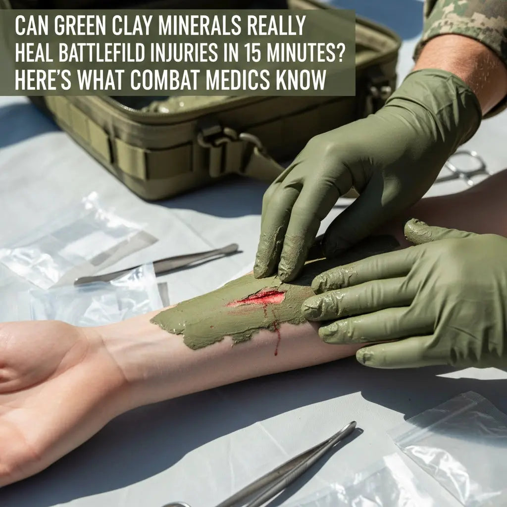Green Clay for Battlefield Injuries: 15-Minute Healing | CLAYER