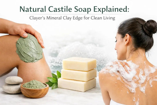Natural Castile Soap Explained: Clayer's Mineral Clay Edge for Clean Living - CLAYER