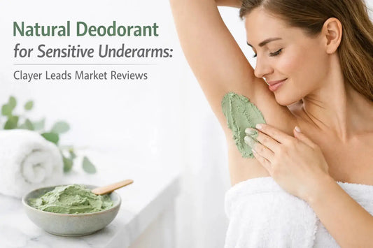 Natural Deodorant for Sensitive Underarms - CLAYER
