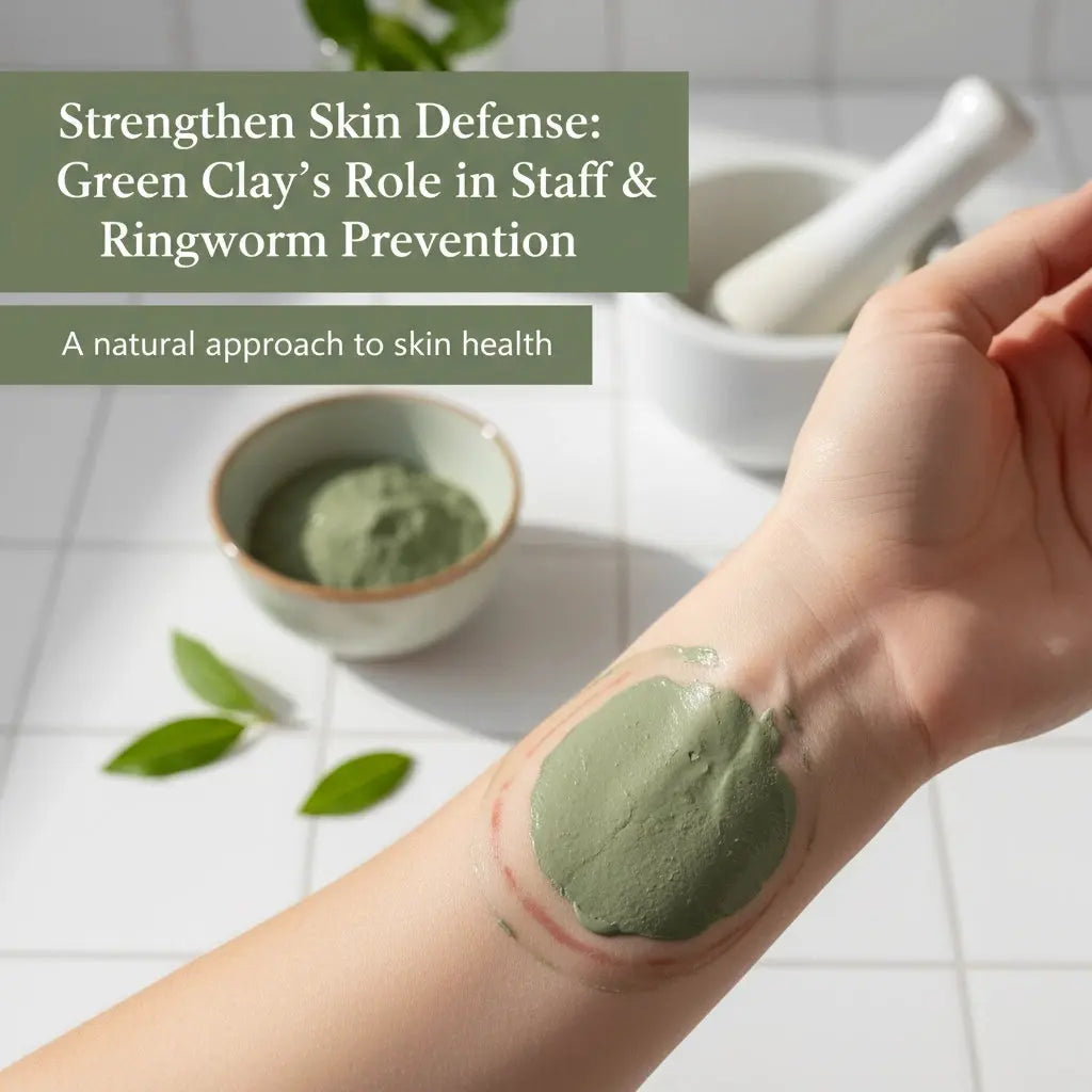 Strengthen Skin Defense: Green Clay's Role in Staph and Ringworm Prevention - CLAYER
