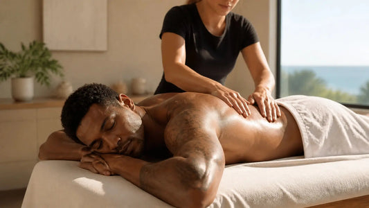 Why French Green Clay - Professional athlete in a wellness spa environment