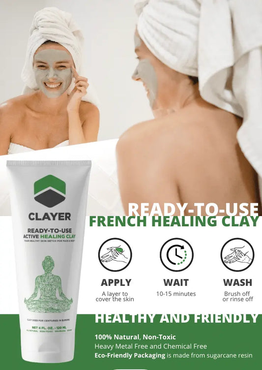 How Does Green Clay Mask Work - CLAYER