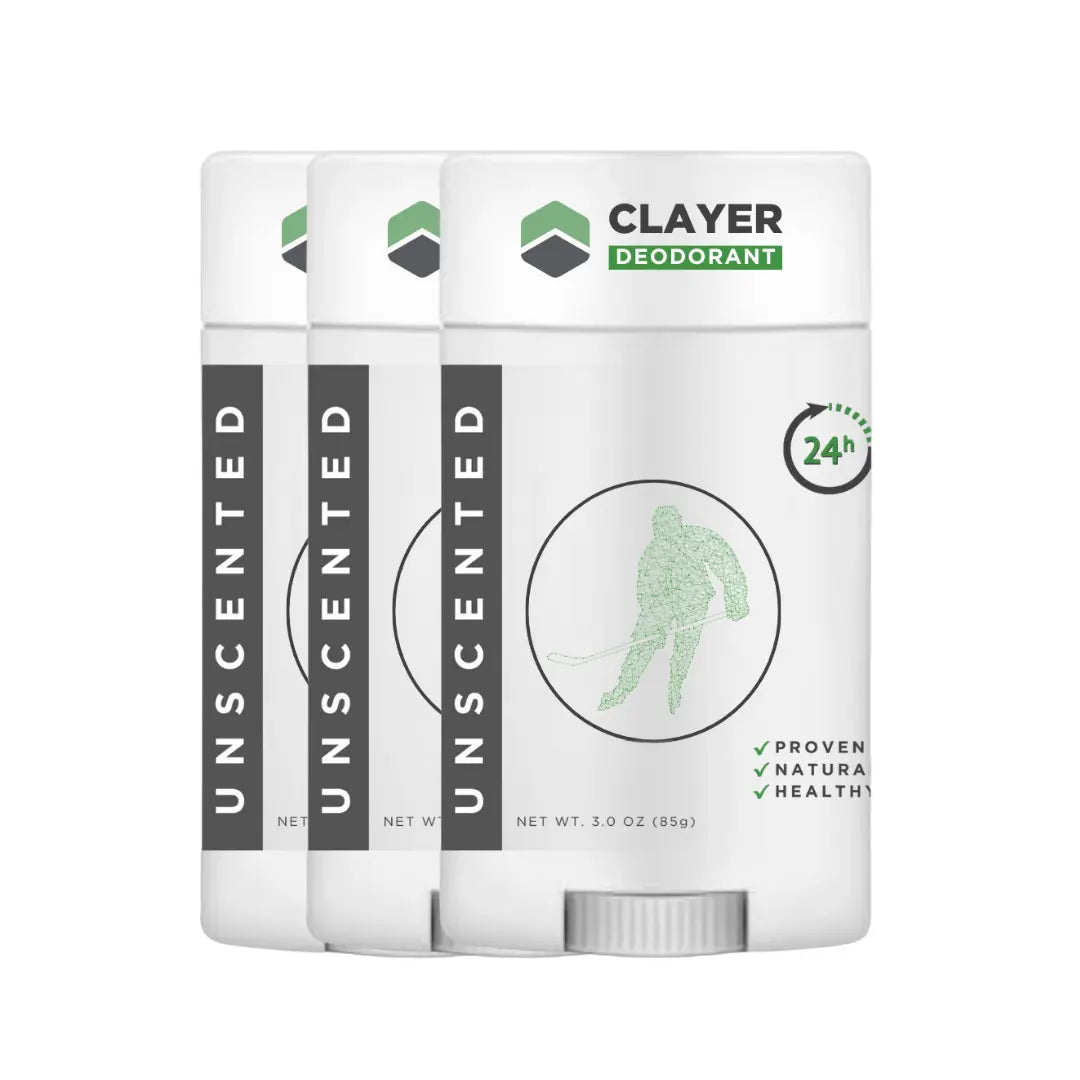 Natural Deodorant - Hockey Players - 2.75 OZ - Alumium Free CLAYER