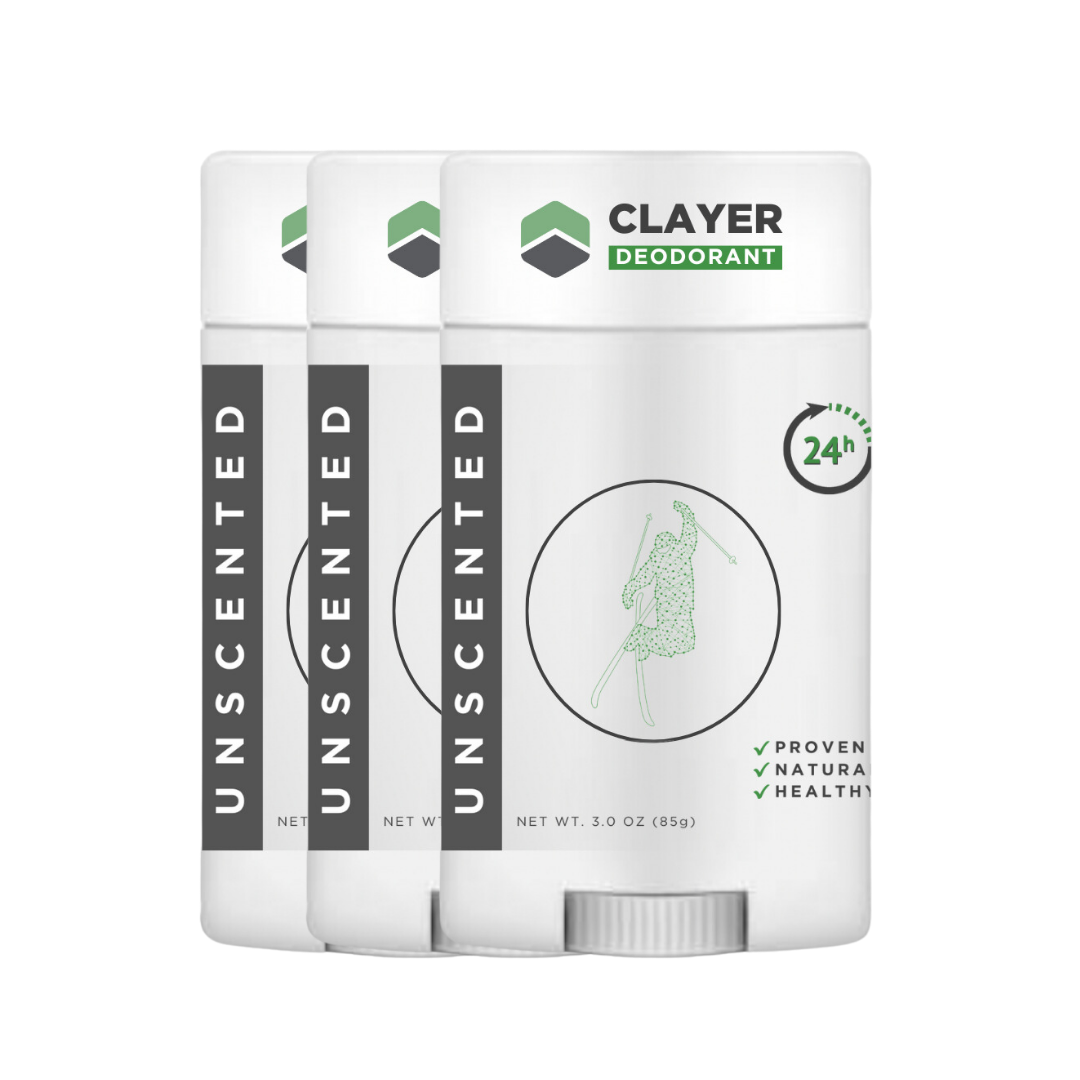 Natural Deodorant - Skiers - 2.75 OZ - Aluminum Free CLAYER