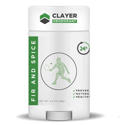 Best Natural Deodorant - PickleBall - 3.35 OZ - NEW FORMULA - CLAYER
