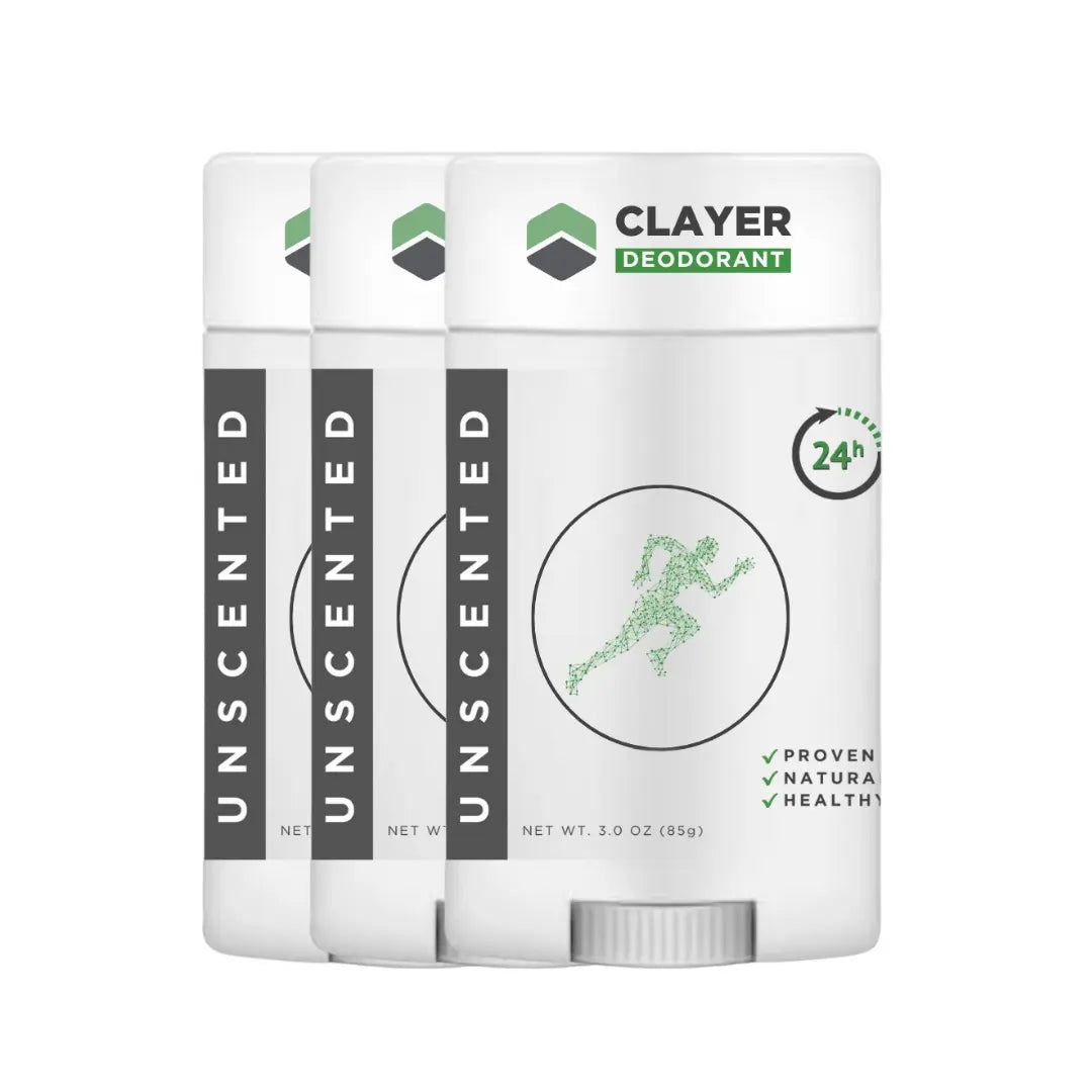 Natural Deodorant - Active Lifestyle - 2.75 OZ - Aluminum Free CLAYER