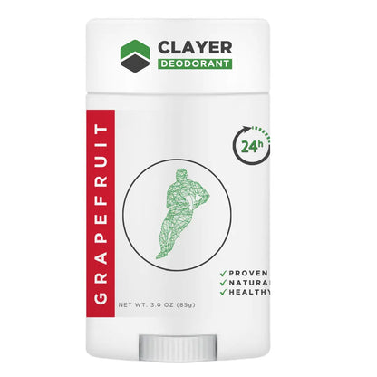 Natural Deodorant - Rugby - 2.75 OZ - Aluminum Free CLAYER- green clay - healing clay - bentonite clay