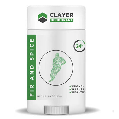 Natural Deodorant - Rugby - 3.35 OZ - NEW FORMULA - CLAYER