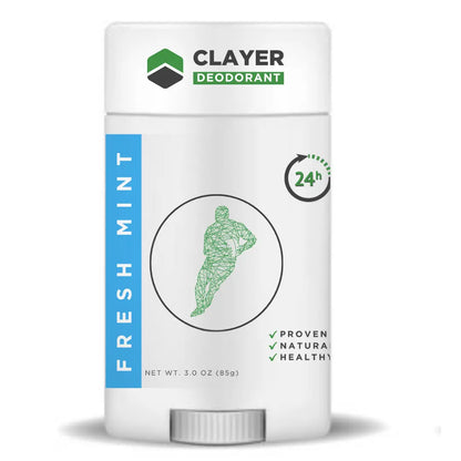 Natural Deodorant - Rugby - 3.35 OZ - NEW FORMULA - CLAYER