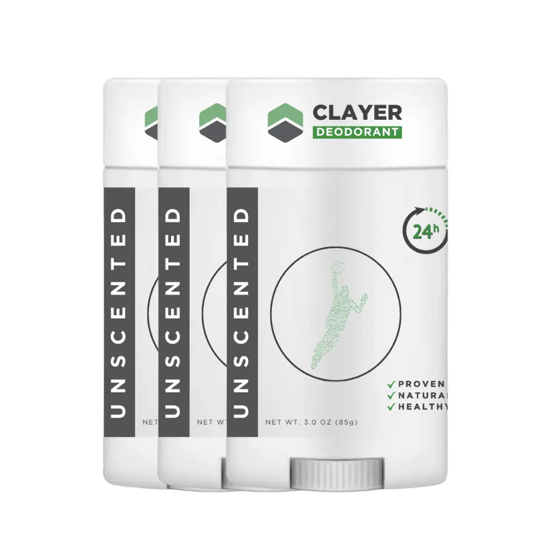 Natural Deodorant - Basketball Players - 2.75 OZ - Aluminum Free CLAYER