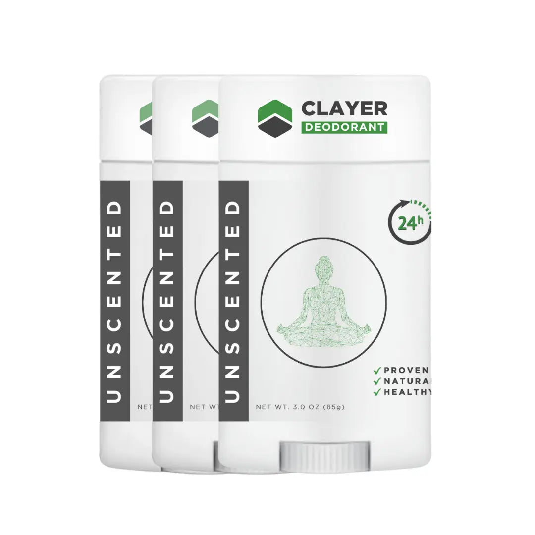 Natural Deodorant - Health and Peace 2.75 OZ - Aluminum Free CLAYER