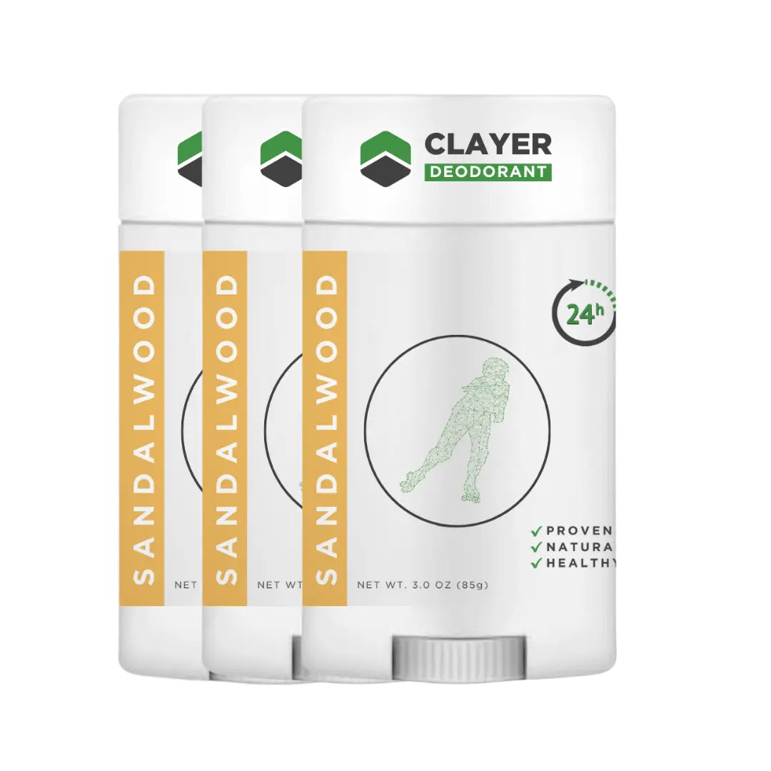 Natural Deodorant - Roller Skaters - 2.75 OZ - Aluminum Free CLAYER