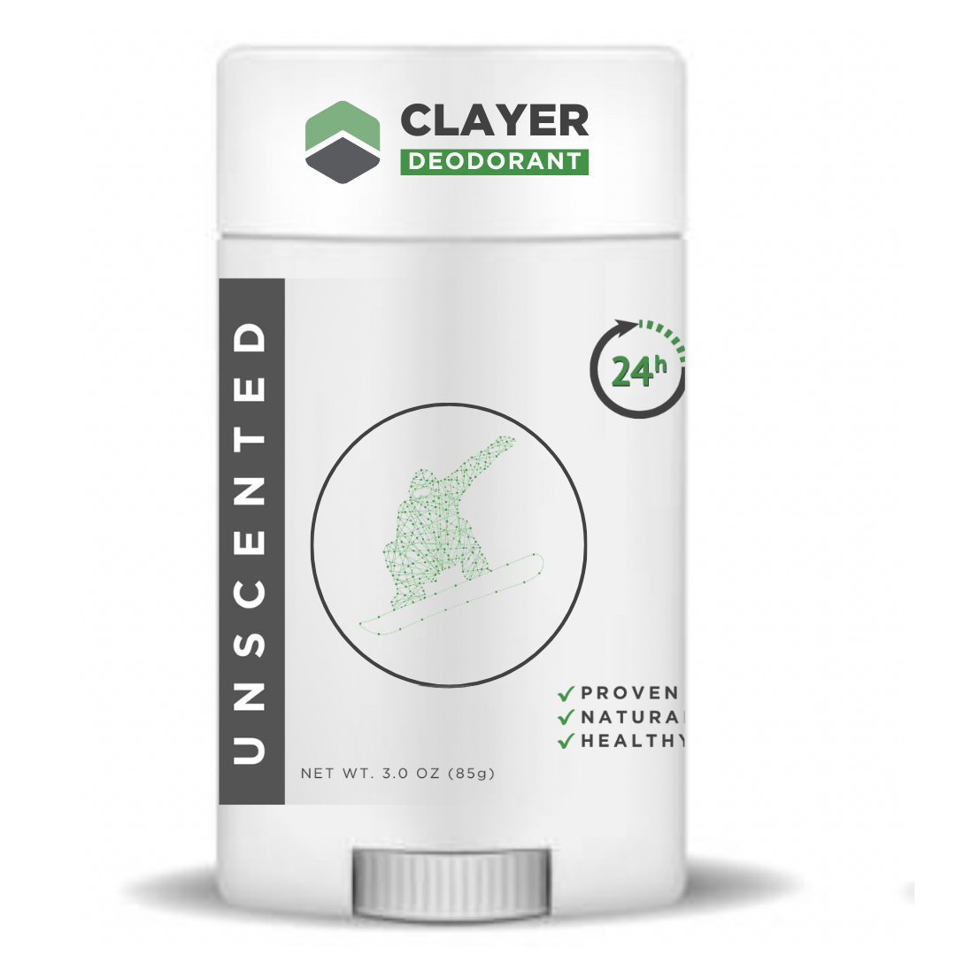 Natural Deodorant - Snowboarders - 2.75 OZ - Aluminum Free CLAYER