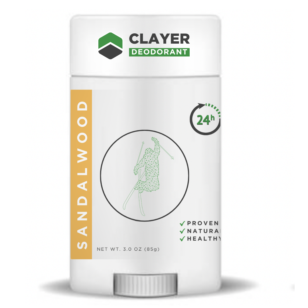 Natural Deodorant - Skiers - 2.75 OZ - Aluminum Free CLAYER