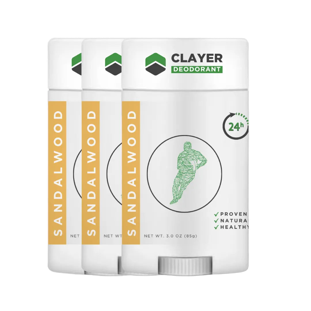 Natural Deodorant - Rugby - 2.75 OZ - Aluminum Free CLAYER