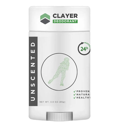 Natural Deodorant - Roller Skaters - 3.35 OZ - NEW FORMULA - CLAYER