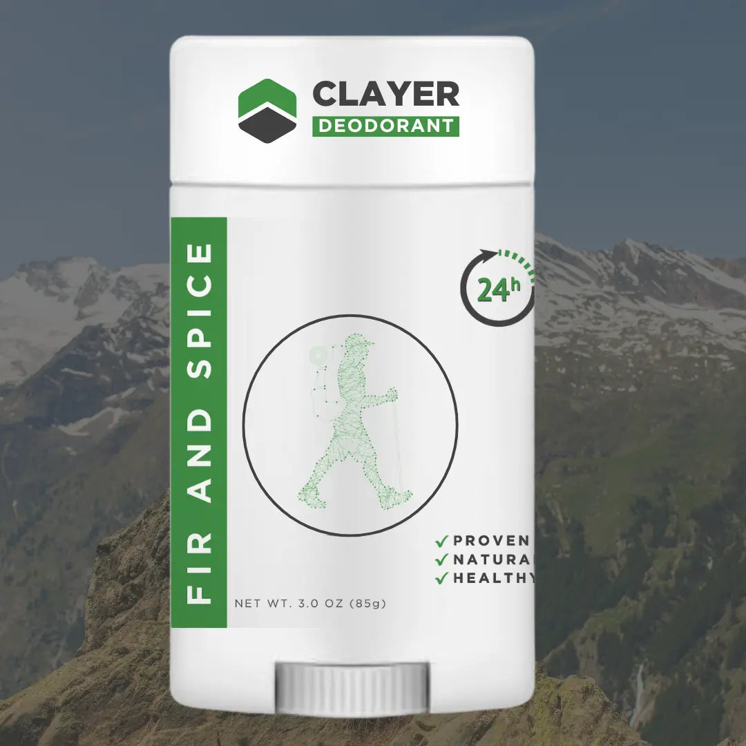 Natural Deodorant - Adventure 3.35 OZ - NEW FORMULA - CLAYER