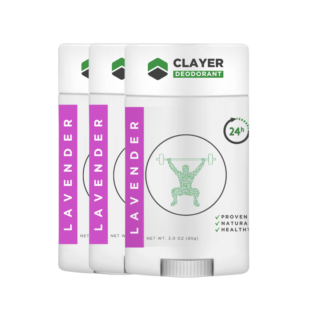 Natural Deodorant - Weight Lifters - 2.75 OZ - Aluminum Free CLAYER