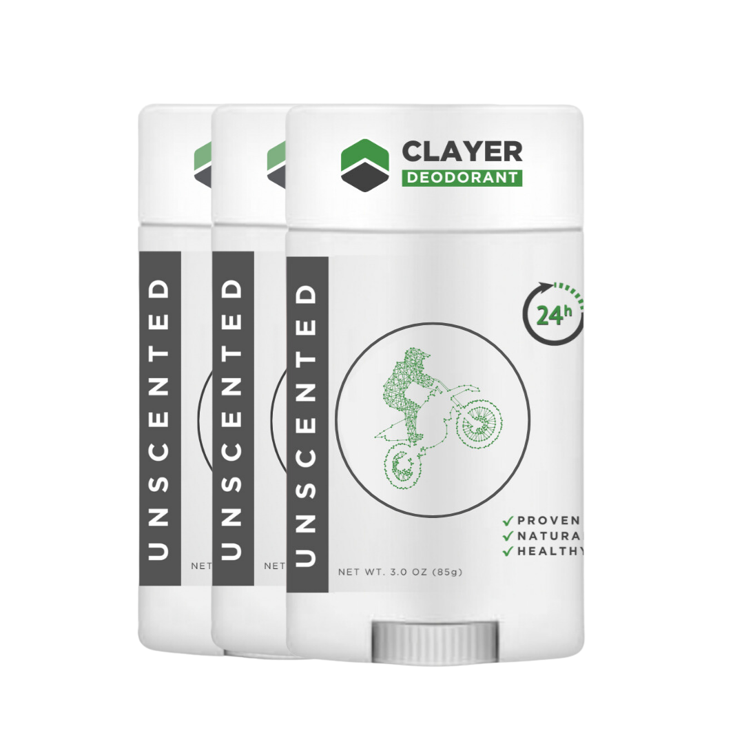 Natural Deodorant - FMX Riders 2.75 OZ - Aluminum Free CLAYER