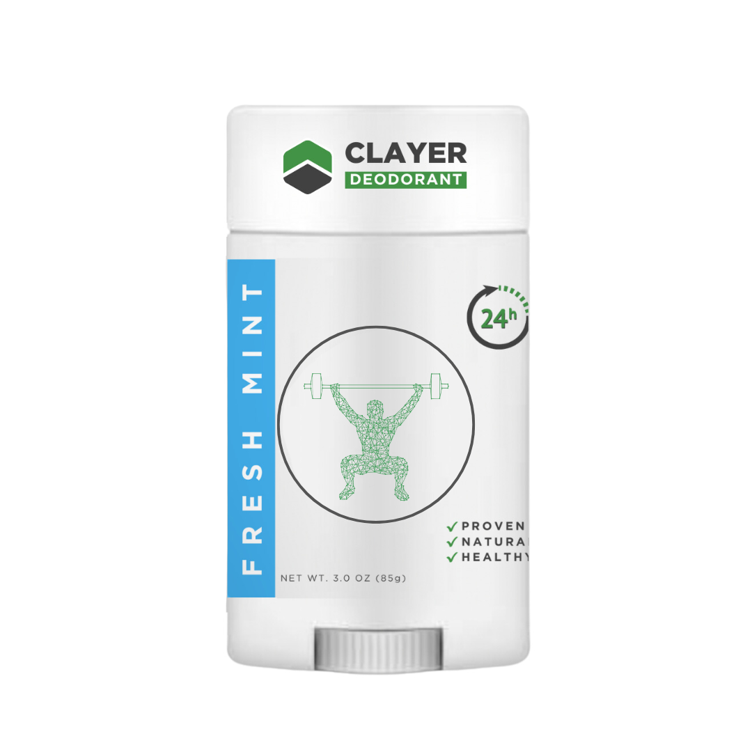 Natural Deodorant - Weight Lifters - 2.75 OZ - Aluminum Free CLAYER