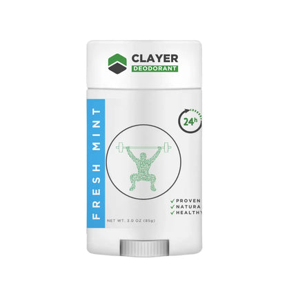 Natural Deodorant - Weight Lifters - 3.35 OZ - NEW FORMULA - CLAYER