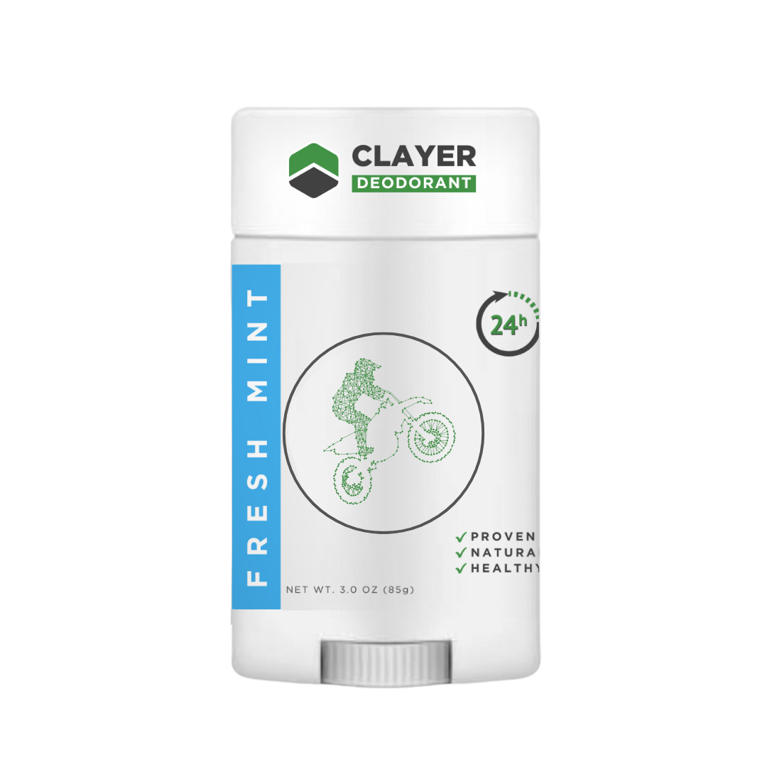 Natural Deodorant - FMX Riders 2.75 OZ - Aluminum Free CLAYER