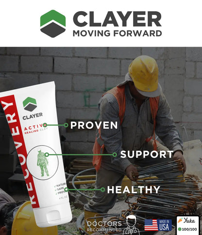 Worker - Recover Faster Healing Clay 4 fl. oz. - CLAYER