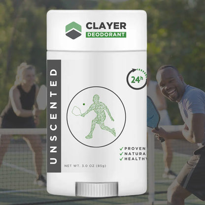 Best Natural Deodorant - PickleBall - 3.35 OZ - NEW FORMULA - CLAYER