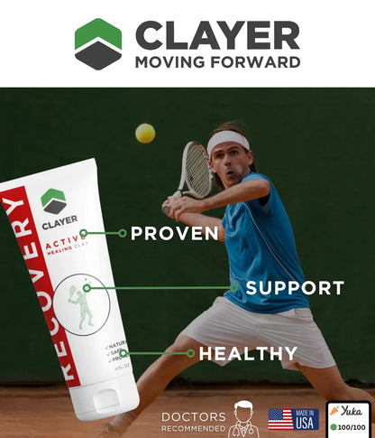 Tennis Players Recovery - Faster Recovery - 4 FL.OZ - CLAYER