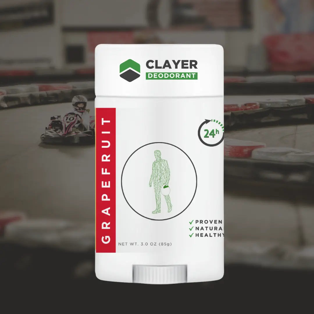 Natural Deodorant - Motor Sports 3.35 OZ - NEW FORMULA CLAYER