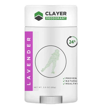 Natural Deodorant - Roller Skaters - 3.35 OZ - NEW FORMULA - CLAYER