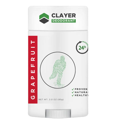 Natural Deodorant - Skateboarders - 3.35 OZ - NEW FORMULA - CLAYER