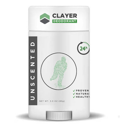 Natural Deodorant - Skateboarders - 3.35 OZ - NEW FORMULA - CLAYER