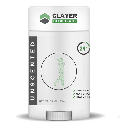 Natural Deodorant - Golfers 3.35 OZ - NEW FORMULA - CLAYER