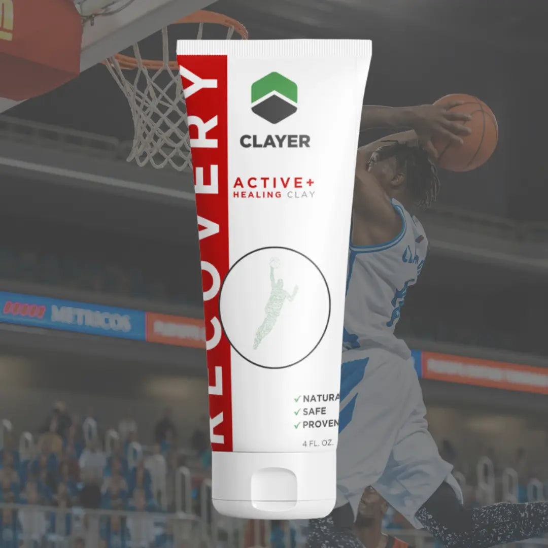 Sports Recovery - Basketball Players Faster Recovery CLAYER- green clay - healing clay - bentonite clay