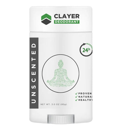 Natural Deodorant - Health and Peace 3.35 OZ - NEW FORMULA - CLAYER