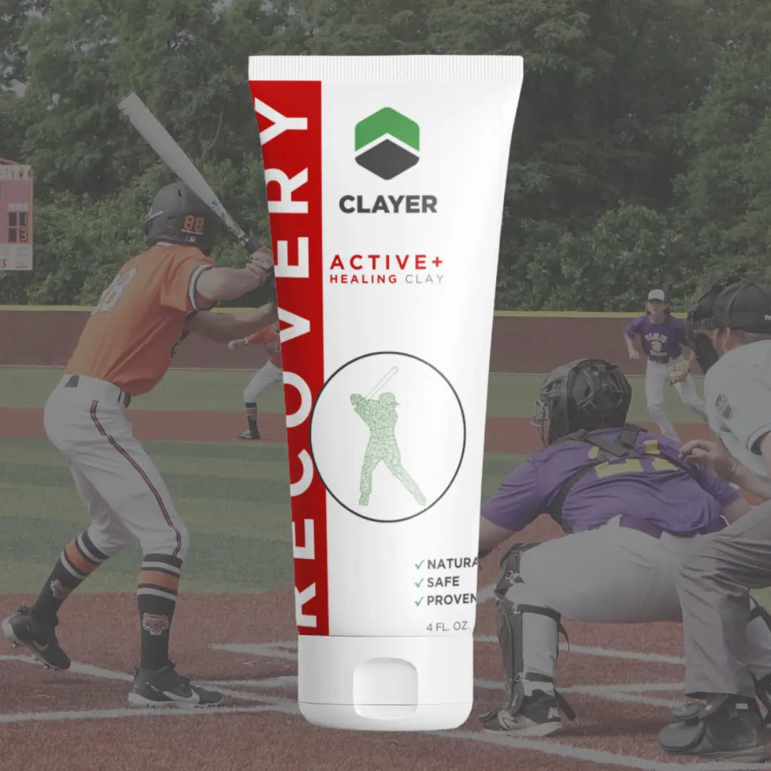 Sports Recovery - Baseball Players Faster Recovery - 4 FL. OZ. CLAYER- green clay - healing clay - bentonite clay