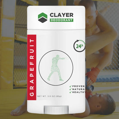 Natural Deodorant - Boxers Pro Sport - 3.35 OZ - NEW FORMULA - CLAYER