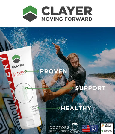 Surfers Faster Recovery - Healing Clay 4 fl oz - CLAYER#1 Green Clay