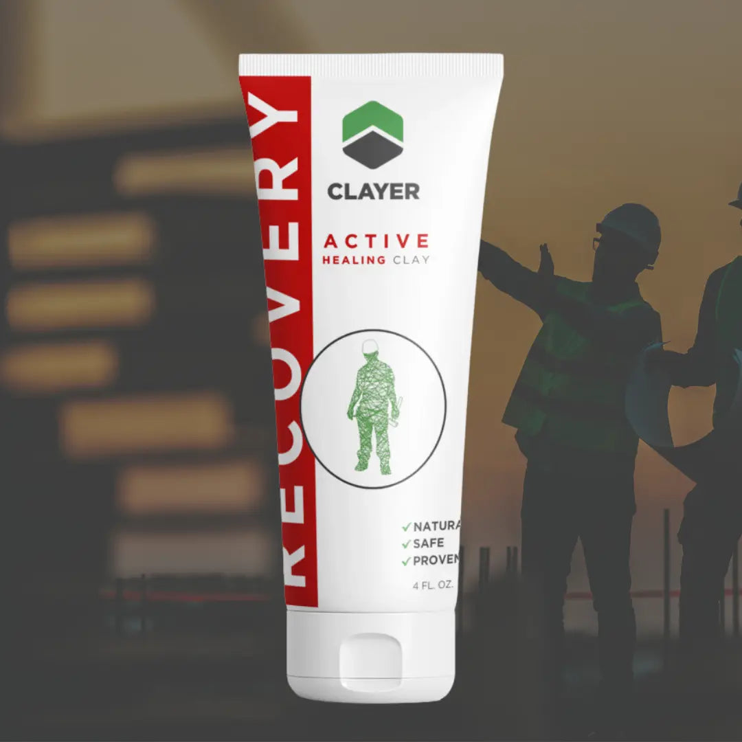 First-Aid - Worker Active Relief - Recover Faster Healing Clay CLAYER- green clay - healing clay - bentonite clay