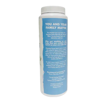 Baby Powder - Talc Free, Heavy Metal Free Healing Clay 7 oz