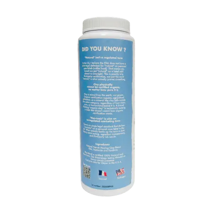 Baby Powder - Talc Free, Heavy Metal Free Healing Clay 7 oz