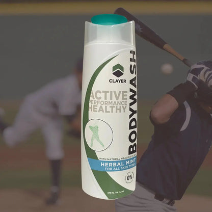Baseball Natural BodyWash - 16 fl. oz - CLAYER