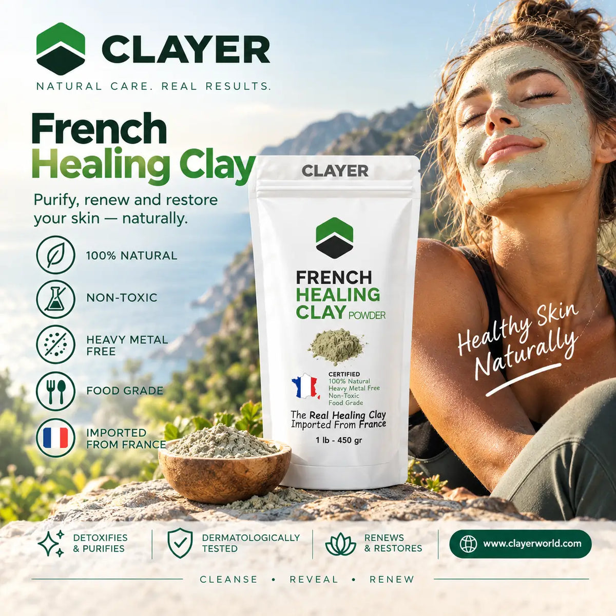 Best Bentonite Clay Powder - Heavy Metal Free & Food Grade (2026)